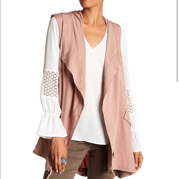 DR2 Jackets & Blazers - DR2 by Daniel Rainn Hooded Utility Vest tunic